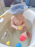 马博士婴儿洗头帽儿童洗澡帽宝宝洗头神器护耳洗发帽导流  鳄鱼H2194 实拍图