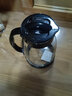 天喜（TIANXI）冷水壶大容量玻璃杯可过滤冷水壶耐热茶具啤酒花茶家用凉水杯 黑色2000ml+玻璃杯两只 实拍图