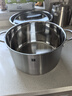 双立人（ZWILLING）汤锅不锈钢燃气灶电磁炉通用蒸锅双耳炖煮锅Nova Plus 24cm煲汤锅 实拍图