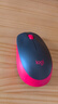 罗技（Logitech）M190 无线鼠标 笔记本电脑商务办公家用全尺寸光电鼠标 适用中大手型 红色 实拍图