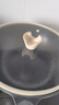 京东京造 炒锅 不粘炒菜家用电磁炉好锅陶瓷【有钛健康】30cm奶油白 实拍图