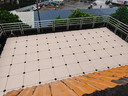 刚强楼顶隔热层屋顶降温岩板架空材料隔热砖防晒屋顶隔热板神器 刚强岩板+擎天柱（经典款） 实拍图