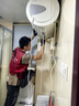 海尔（Haier）国家补贴20%电热水器60升 PD7 金刚无缝胆 水电分离3300W变频速热一级能效终身免换镁棒家用储水式 实拍图