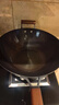 中康铁锅炒锅不粘锅经典款深氮平底锅精铁无涂层电磁炉燃气通用34cm 实拍图