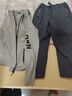 艾伦伯顿运动套装男速干衣秋冬跑步外套户外爬山骑行训练健身衣服专业晨跑 两件套灰色 2XL 【160-180斤】 实拍图