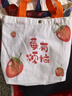 【出行必备】旅行手提袋韩系帆布包开学手提包上班族帆布袋 莓好如意祝福 27*24*6 实拍图