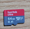 闪迪（SanDisk）64GB TF（MicroSD）内存卡 A1 U1 C10 至尊高速移动版存储卡 读速140MB/s 手机平板游戏机内存卡 实拍图