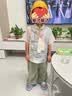 旗铂汉服男童夏季儿童新中式国风古风唐装 鸿影短袖（仅上衣） 110 实拍图