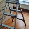 中创梯子家用梯轻量折叠梯家用人字梯加厚铝合金摄影三步梯凳LHS-S-03 实拍图