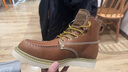 CAT卡特马丁靴工装靴子男鞋牛皮户外美式复古机车靴P721411M3EDC36 棕黄 41 实拍图