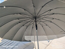 美度（MAYDU）雨伞大号加固加厚结实防风长把雨伞大号长柄伞黑胶遮阳伞M1609黑 实拍图
