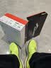 SAUCONY菁华15跑鞋男轻量缓震透气专业运动训练运动鞋Kinvara 15 荧光绿兰220 44.5 实拍图