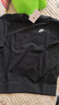 耐克（NIKE）官方男卫衣男装衣服 秋季新款运动服舒适圆领套头衫棉质长袖上衣 010/刺绣logo L 175/建议体重140斤左右 实拍图