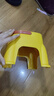 家用卡通手提矮凳客厅浴室凳子加厚儿童板凳防滑手提凳耐用 小黄鸭加厚儿童凳子（贴纸随机） 1个装 实拍图