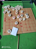 得力（deli） 中国象棋实木高档套装成人折叠棋盘学生儿童大号棋子木质相棋 原木古风-中号(直径3.3CM) 实拍图