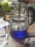 金灶（KAMJOVE） 围炉煮茶玻璃黑茶壶全自动煮茶器喷淋式煮茶壶电热水壶养生壶迷你家用蒸茶器烧水壶 棕色 实拍图