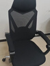 黑白调P4 Pro人体工学电脑椅子办公椅可躺午休椅电竞椅久坐舒适老板椅 耀黑(2D腰托+155°带脚托可躺） 实拍图