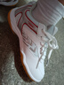 kawasaki川崎羽毛球鞋防滑耐磨男女同款运动训练鞋003 专业款白色 39  实拍图