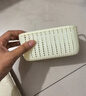 箱包皮具女士手提包仿藤编桌面收纳篮衣物厨房零食收纳筐 1个装【手提藤编篮】 实拍图