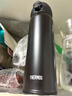 膳魔师（THERMOS）保温杯500ml男女士儿童水杯子学生生日礼物JNL-502黑色 实拍图