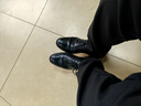 红蜻蜓真皮男鞋秋冬舒适商务休闲皮鞋高级正装德比鞋婚鞋WTA7376黑色41 实拍图