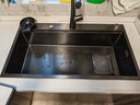 卡琥U8pro集渣304不锈钢水槽大单槽厨房家用左侧排水洗碗槽洗菜盆9050 88×48枪灰【左右下水可选】 实拍图