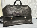 Songmont山下有松山行系列游历公文包复古皮双肩包【新年礼物】 烟墨黑大号（白钢五金）现货 实拍图
