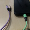 一拖三适用华为苹果typec超级通用三合一多功能数据线灯具充电线 硅胶一拖三充电线-三色1.2米-1条 无规格 实拍图