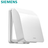 西门子（SIEMENS）开关插座防水盒 通用86型暗装面板防溅盒 雅白色(可90°悬停) 实拍图