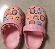 巴布豆（BOBDOG）儿童拖鞋男女童宝宝凉鞋室内外软底洞洞鞋 粉色 170码 实拍图