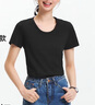 森马（Semir）短袖t恤女短款合体显瘦正肩内搭26夏凉感修身打底衫109326100001 实拍图