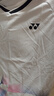 YONEX尤尼克斯羽毛球服比赛训练吸汗透气男款运动T恤110095BCR白色M 晒单实拍图