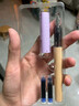斑马牌（ZEBRA）小树钢笔学生练字笔 入门级书法笔原生木杆钢笔生日礼物 配2个蓝墨囊 C-FFR7灰色 F尖 实拍图