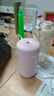 Hulker 【10W+销量加湿器】加湿器 卧室迷你家用办公室桌面车载低噪上加水小型usb空气加湿器 【粉色】420ml大容量/低噪加湿/定时断电 实拍图