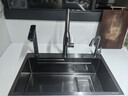 卡贝（cobbe）枪灰抽拉式冷热304不锈钢水龙头伸缩旋转洗菜盆洗衣洗碗水槽龙头 实拍图