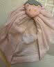 MINI TUTUYA婴儿帽子冬天春秋季新生儿胎帽男女宝宝0-6个月初生儿囟门帽秋冬 草莓甜心-婴儿粉（夏季单层） 小码：帽围36-40cm，建议0-3月 实拍图
