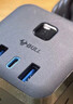 公牛（BULL）20W PD苹果快充魔方插座/插线板/插排/接线板 Type-c+USB+3插孔 无线 黑色 GNV-UU220WH总控开关 实拍图