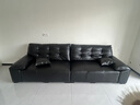优铭家（YouMingJia）沙发真皮客厅沙发2025新款现代简约风大黑熊直排沙发头层牛皮沙发 3.0米三人位【100cm宽】 升级S+超厚2.3mm全头层牛皮-乳胶坐垫 实拍图