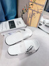 绚初拖鞋男大码外穿潮流夏季家用防滑拖鞋情侣居家浴室厚底凉拖鞋女 升级版动感 白色 42-43 (适合41-42码穿) 实拍图