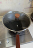 炊大皇铁锅家用无涂层不锈炒锅燃气灶专用炒锅炒菜锅平底锅极铁锅32cm 实拍图