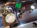 黑乌檀木茶盘整块实木家用茶台套装全自动电磁炉一体烧水茶具托盘 黑檀木 单茶盘+90*45*4.5CM 实拍图