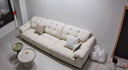 全友家居现代简约云浪沙发客厅可拆洗布艺沙发小户型2025新款直排沙发 【常规款 | 三防雪尼尔】云絮白 | 3.3m 母婴可接触面料+全拆洗+白鹅毛+加大坐深 实拍图
