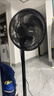 美的（Midea）【超级单品】七叶轻音立式电风扇家用柔风落地扇台式桌面小型风扇大风量节能摇头宿舍电扇 SAF30AB 实拍图