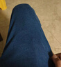 优衣库男装女装HEATTECH仿羊羔绒运动长裤保暖抓绒加绒裤子469966 69 藏青色 XL /180/96B 实拍图