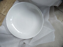 斯凯绨（Sky Top）陶瓷盘子骨瓷深菜盘家用乔迁餐具纯白8英寸饭盘4件套装 实拍图