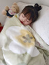 浪莎（langsha）拉舍尔儿童小毛毯冬季加厚加绒保暖幼儿园午睡盖毯被子单人午休毯 爱心萌宝【双层加厚 速热保暖】 100x120cm【重约1.5斤】 实拍图