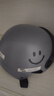 新日新日3C国标认证摩托电动车头盔男女四季通用骑行电瓶车半盔安全帽 火山灰【防晒短镜】 3C新国标A类 实拍图