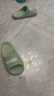 牧童儿童拖鞋夏季家居鞋室内软底浴室男女童亲子凉拖鞋 艾草绿 210 实拍图