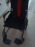京巧铝合金轮椅折叠老人专用出行小型轻便旅行家用手推代步车轻便 实拍图