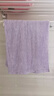 全棉时代毛巾纯棉不易掉毛加大加厚方巾抗菌柔软强吸水 蝶香紫32*70cm 实拍图
